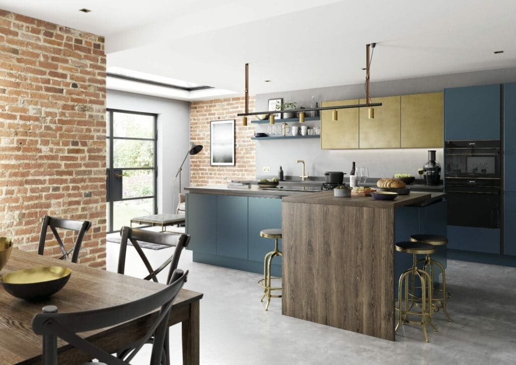 Alku Modern Matt Kitchen With Island | My Kitchen Specialist
