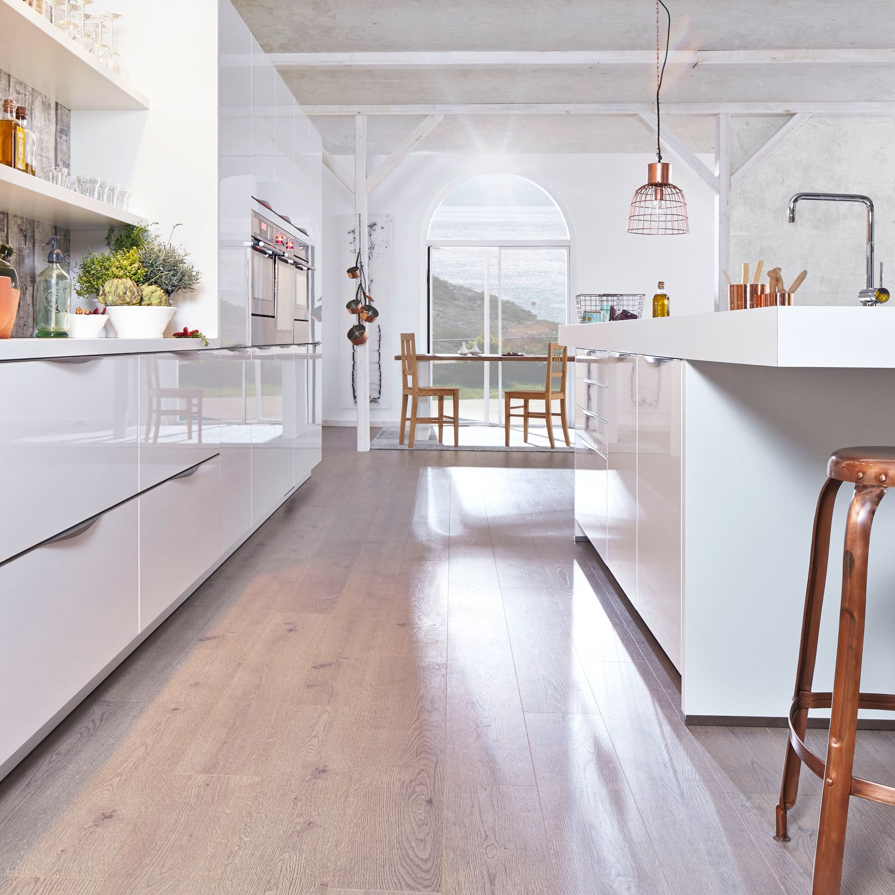 Bauformat White High Gloss Kitchen | My Kitchen Specialist