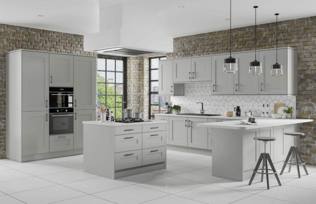 Jjo Grey Mist Shaker Kitchen 1 | My Kitchen Specialist