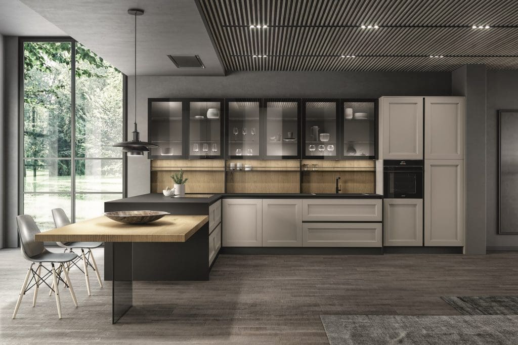Arredo3 Modern Shaker Handleless Kitchen | My Kitchen Specialist