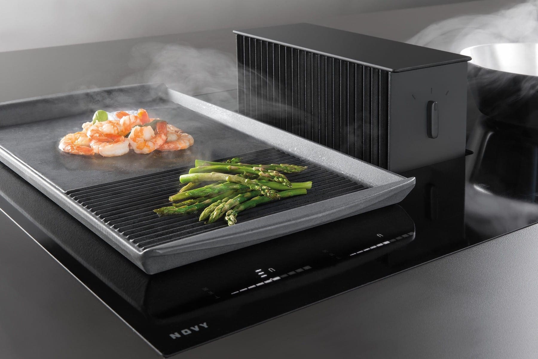How to Choose the Best Kitchen Appliances for Your Home - Novy One Pro 1811 78Cm Combination Induction Hob And Downdraft Extractor Grill Function | My Kitchen Specialist