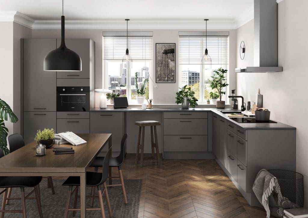 L-shaped kitchen layout | My Kitchen Specialist