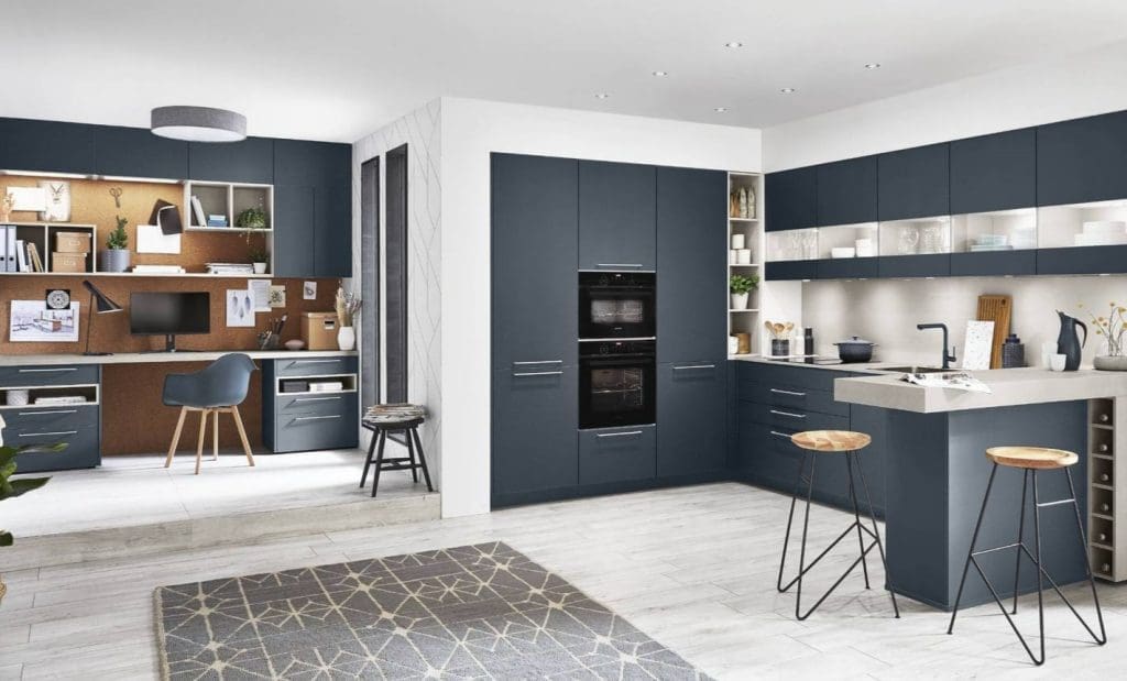Nobilia Open Plan Vibrant Kitchen | My Kitchen Specialist