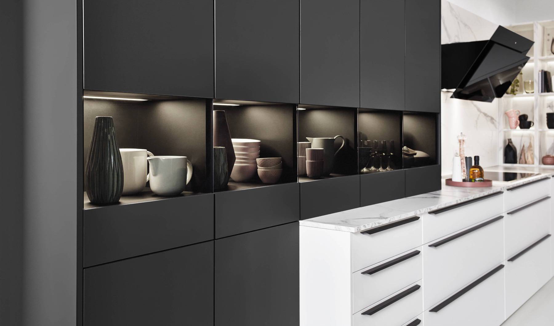 custom kitchen design - Nobilia Feature Cabinets 1 | My Kitchen Specialist