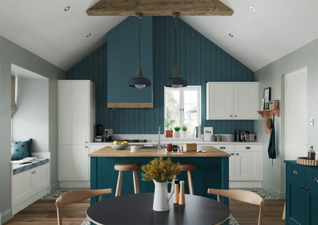 Alku Compact Shaker Kitchen With Island 1 | My Kitchen Specialist