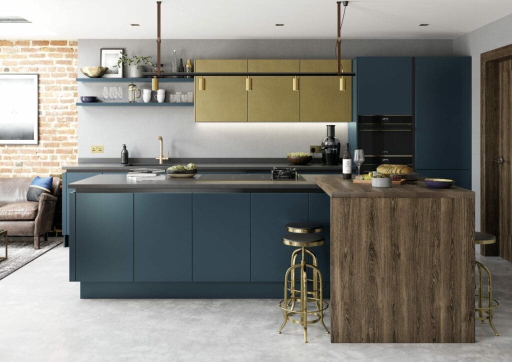 Alku Modern Handleless Kitchen With Island | My Kitchen Specialist