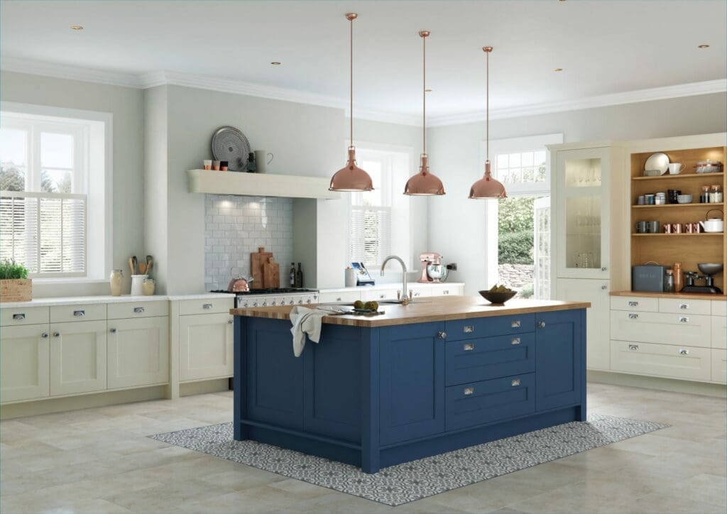 Alku Open Plan Traditional Shaker Kitchen With Island 1 | My Kitchen Specialist