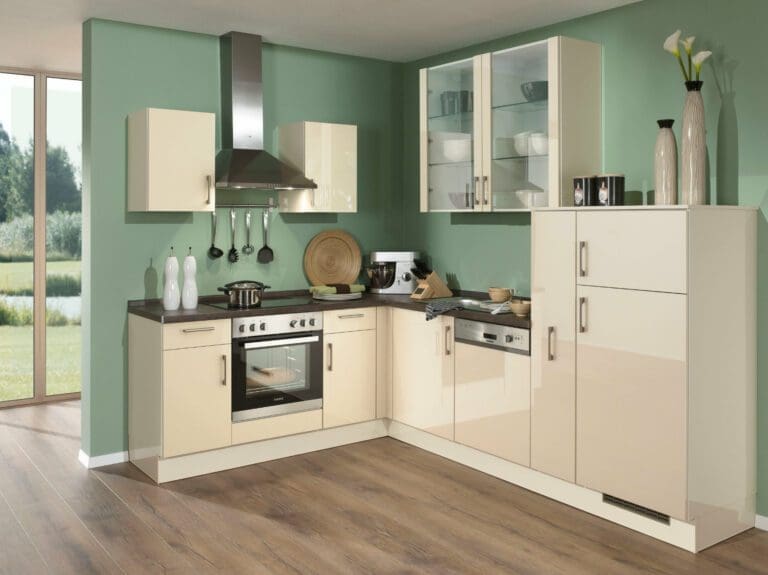 Bauformat Berger Gloss L Shaped Kitchen | My Kitchen Specialist