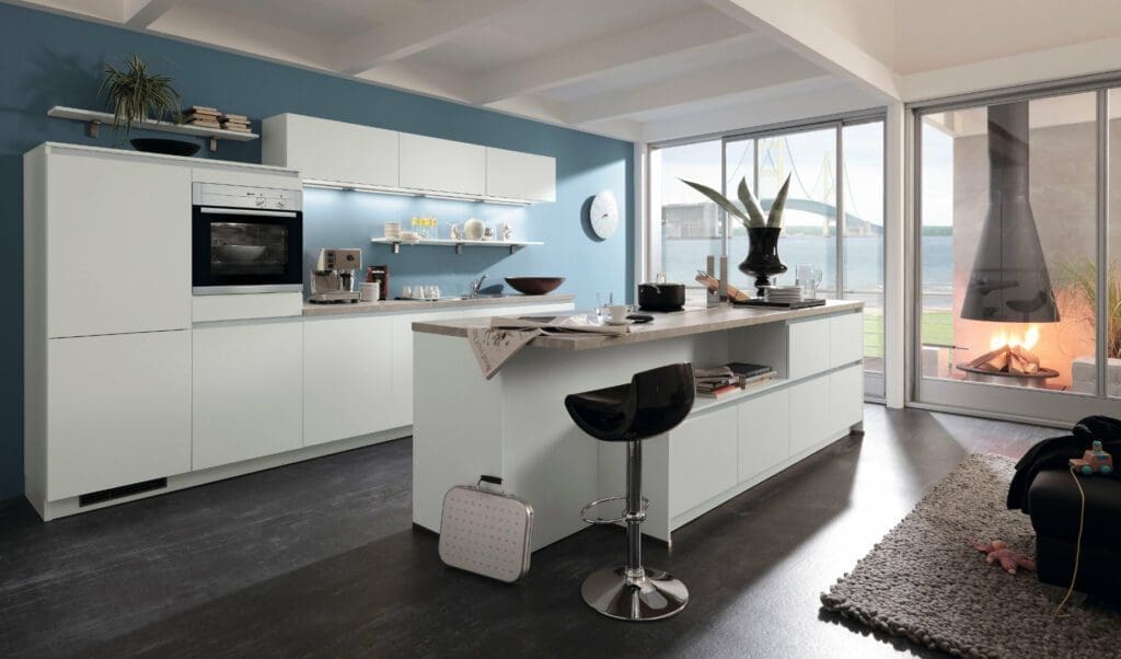Bauformat Matt White Handleless Kitchen | My Kitchen Specialist