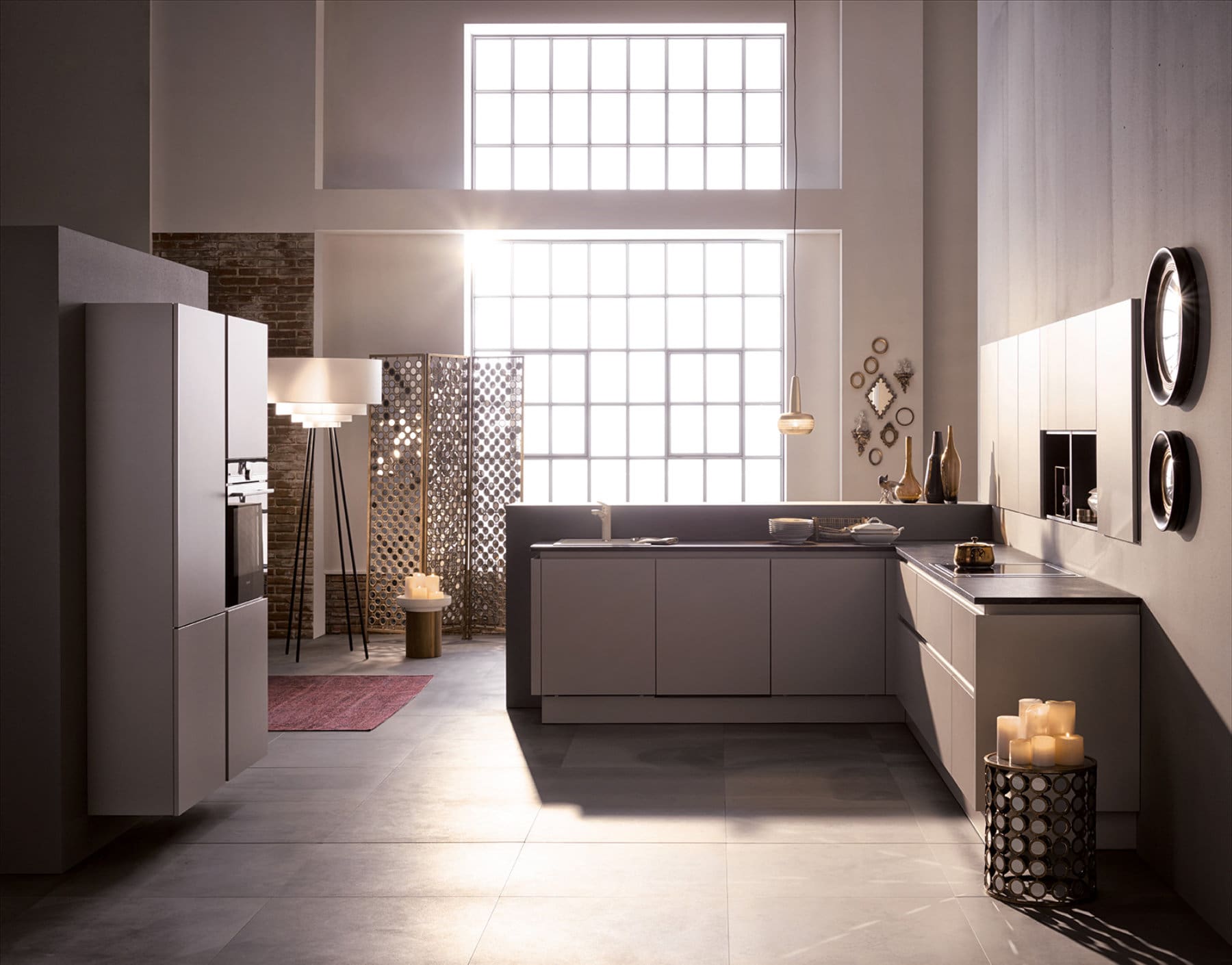 Brigitte Cashmere Handleless Kitchen | My Kitchen Specialist