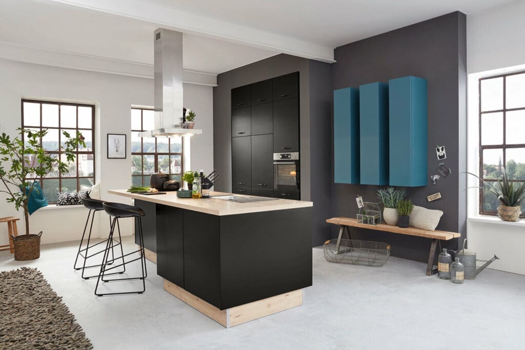 Brigitte Matt Black Kitchen | My Kitchen Specialist