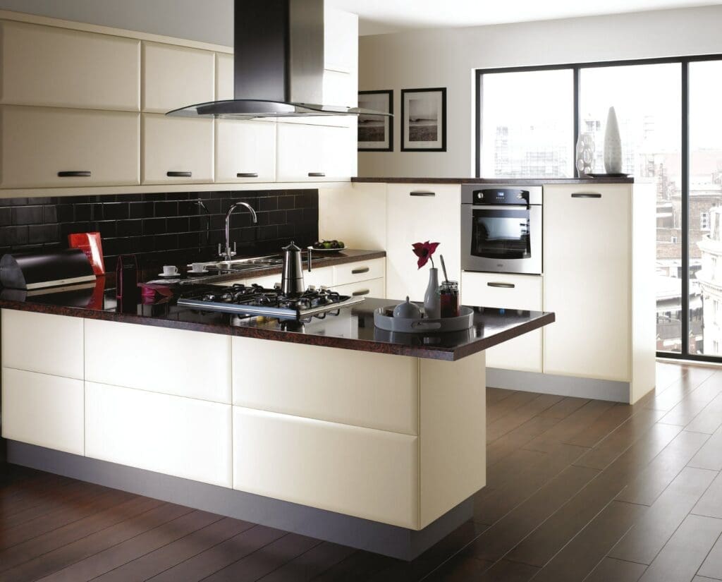 Jjo Colonial Light Matt U Shaped Kitchen 1 | My Kitchen Specialist
