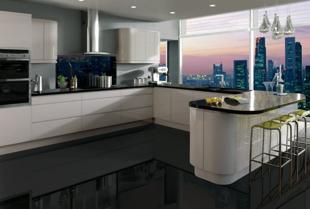 Jjo Colonial White Handleless Kitchen | My Kitchen Specialist