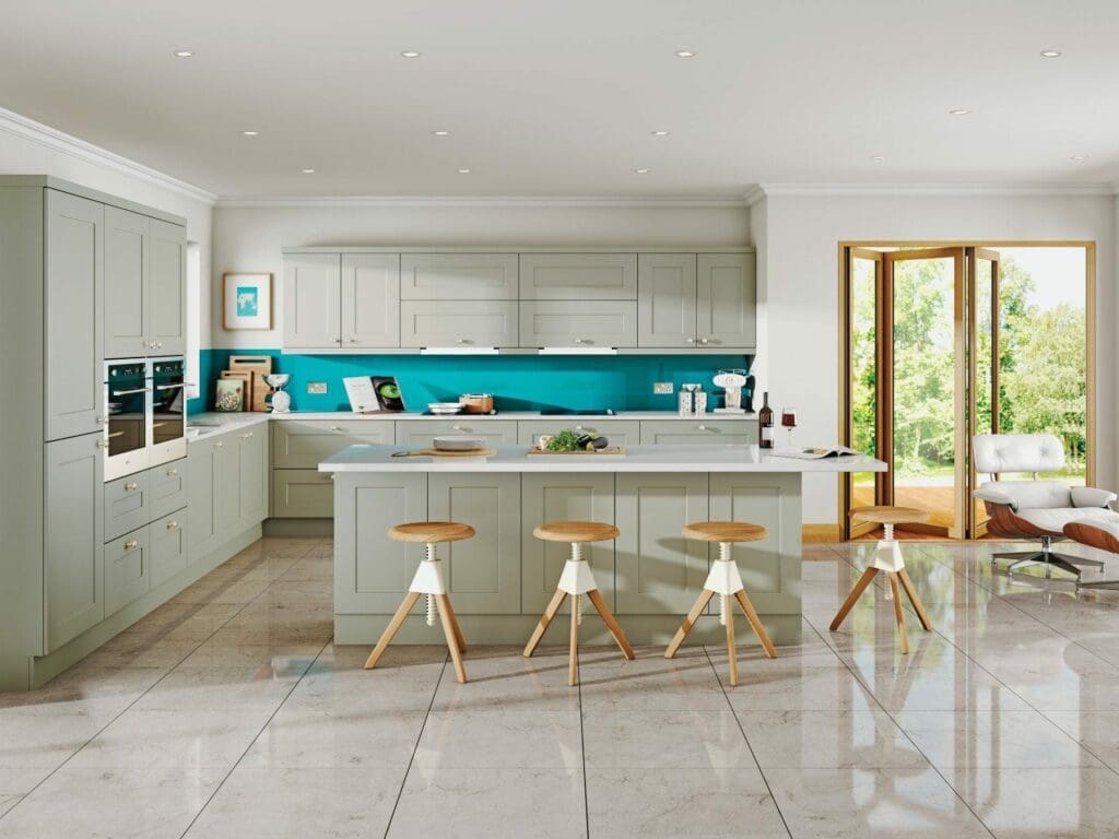 Jjo Green Shaker Kitchen | My Kitchen Specialist