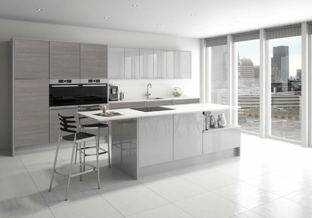 Jjo Grey Mist Handleless Kitchen | My Kitchen Specialist