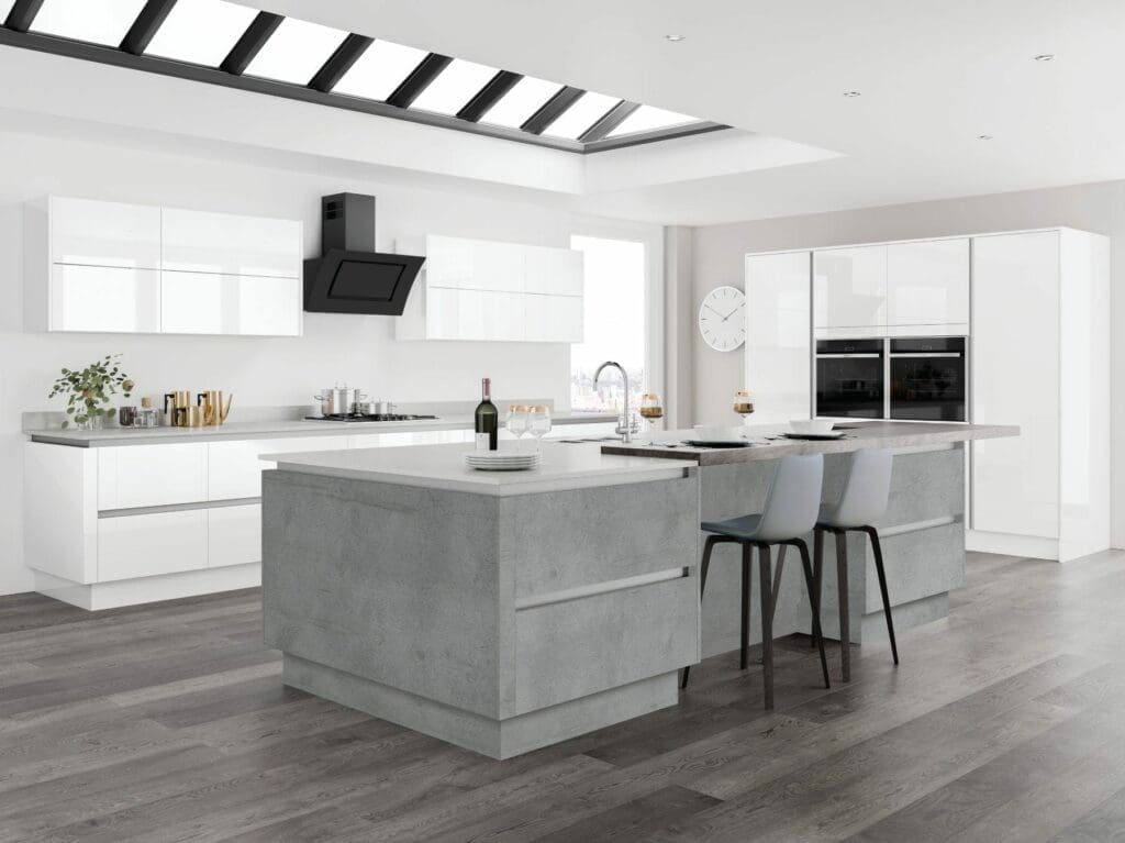 Jjo Handleless Kitchen With Island | My Kitchen Specialist