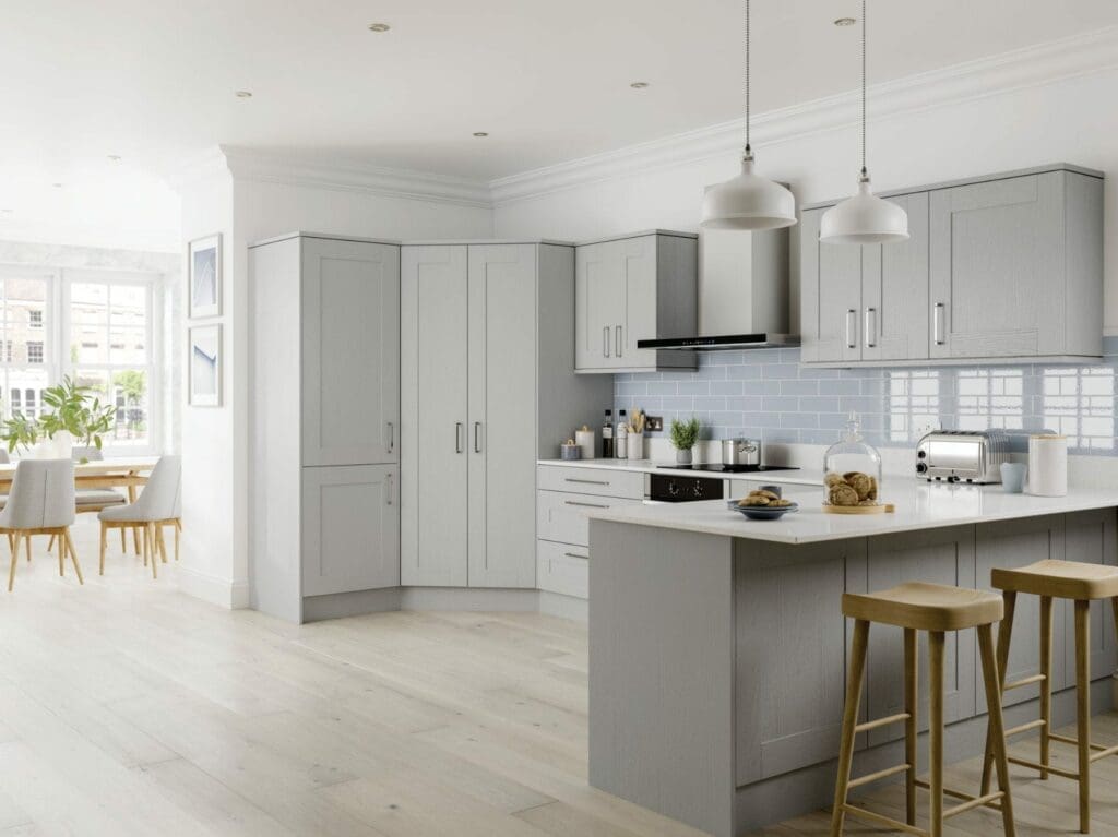Jjo Light Grey Shaker Kitchen | My Kitchen Specialist