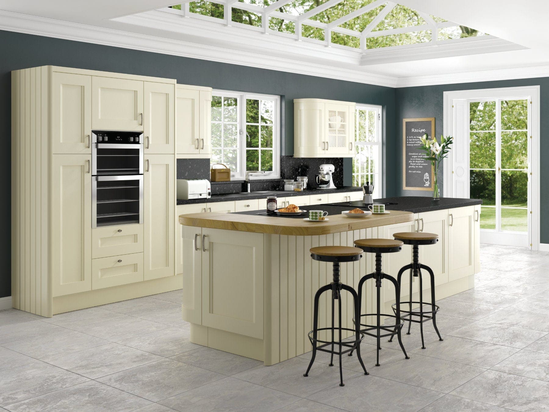 Jjo Light Traditional Kitchen With Island | My Kitchen Specialist