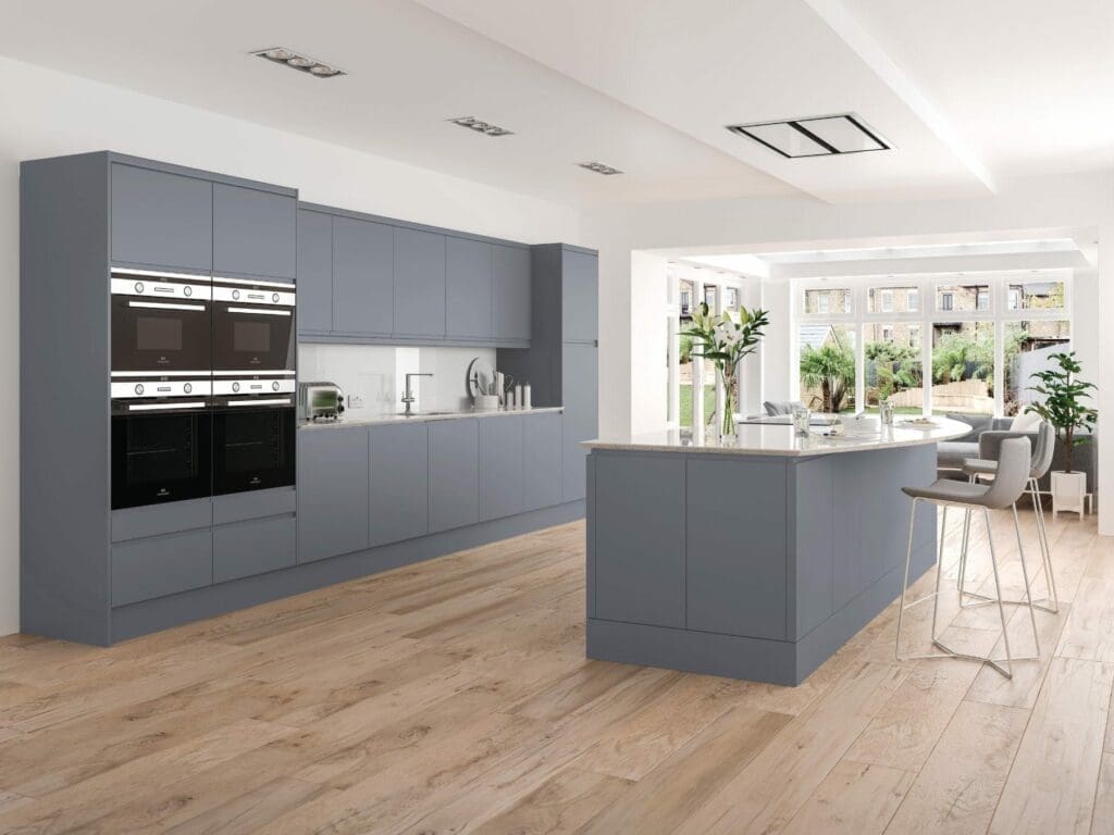 Jjo Matt Grey Handleless Kitchen | My Kitchen Specialist