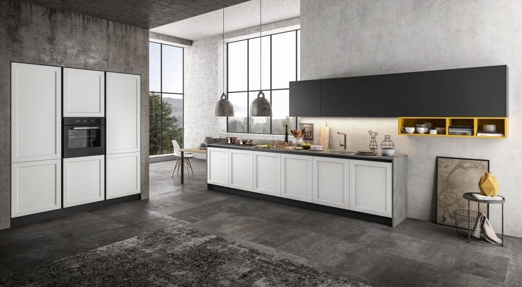 Arredo3 White Shaker Handleless Kitchen 1 | My Kitchen Specialist