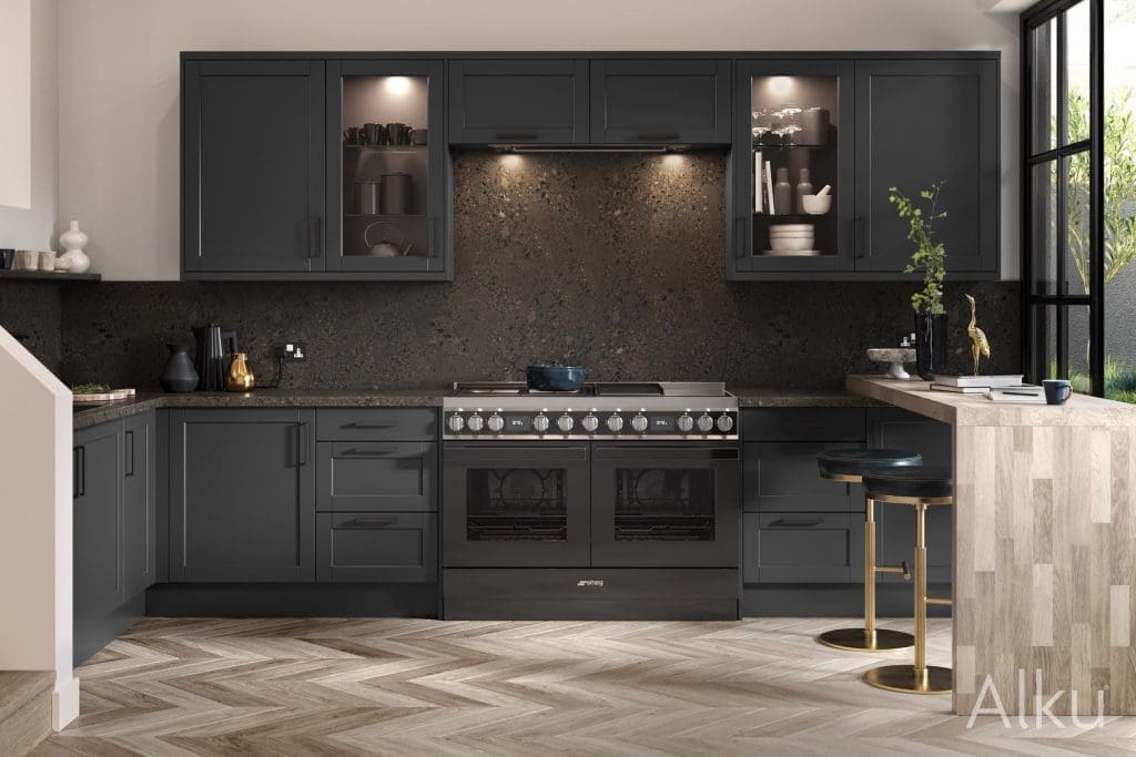 Alku British kitchens- Alku Dark Kitchen | My Kitchen Specialist