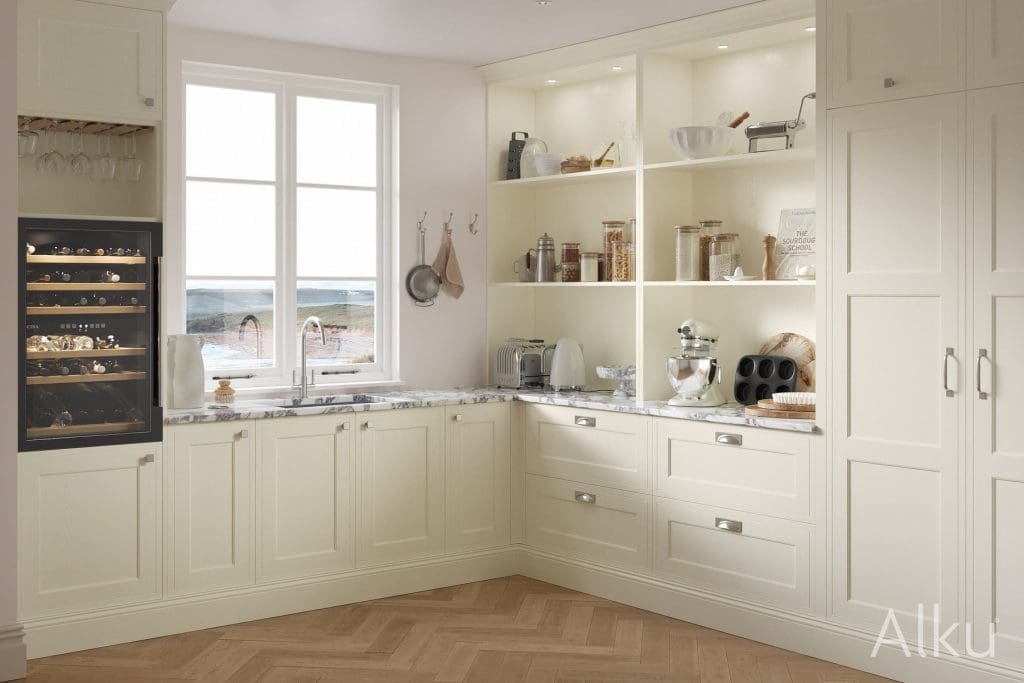 Alku kitchens- Light L Shaped Kitchen | My Kitchen Specialist