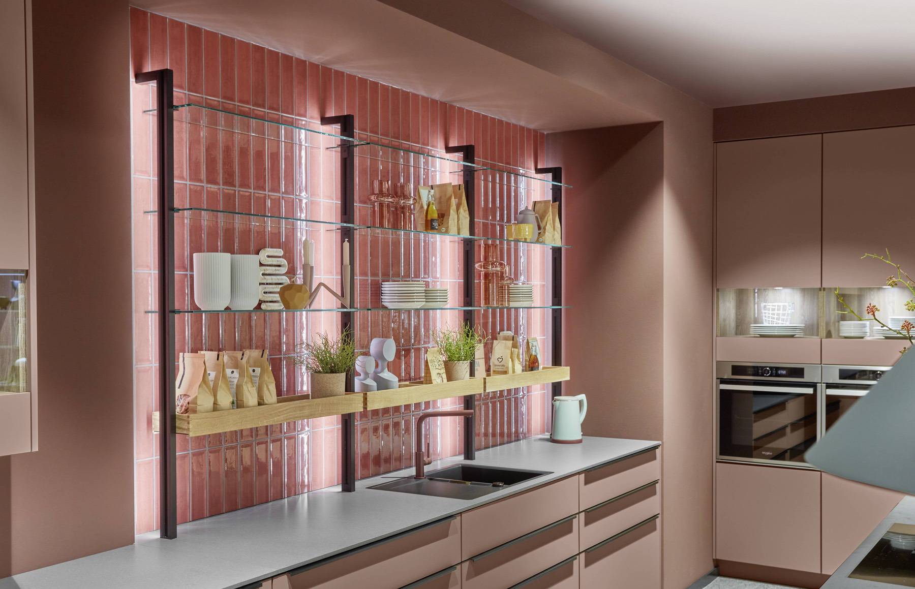 Nobilia Vibrant Feature Splashback | My Kitchen Specialist