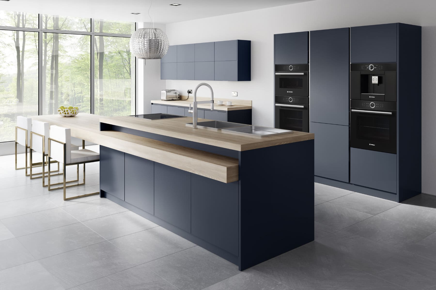 Ashley Ann Perfect Matt Indigo Kitchen | My Kitchen Specialist