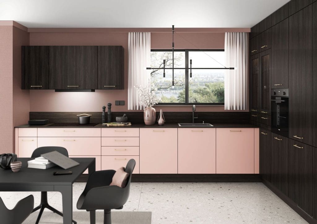 Bauformat Pastel Pink Kitchen | My Kitchen Specialist