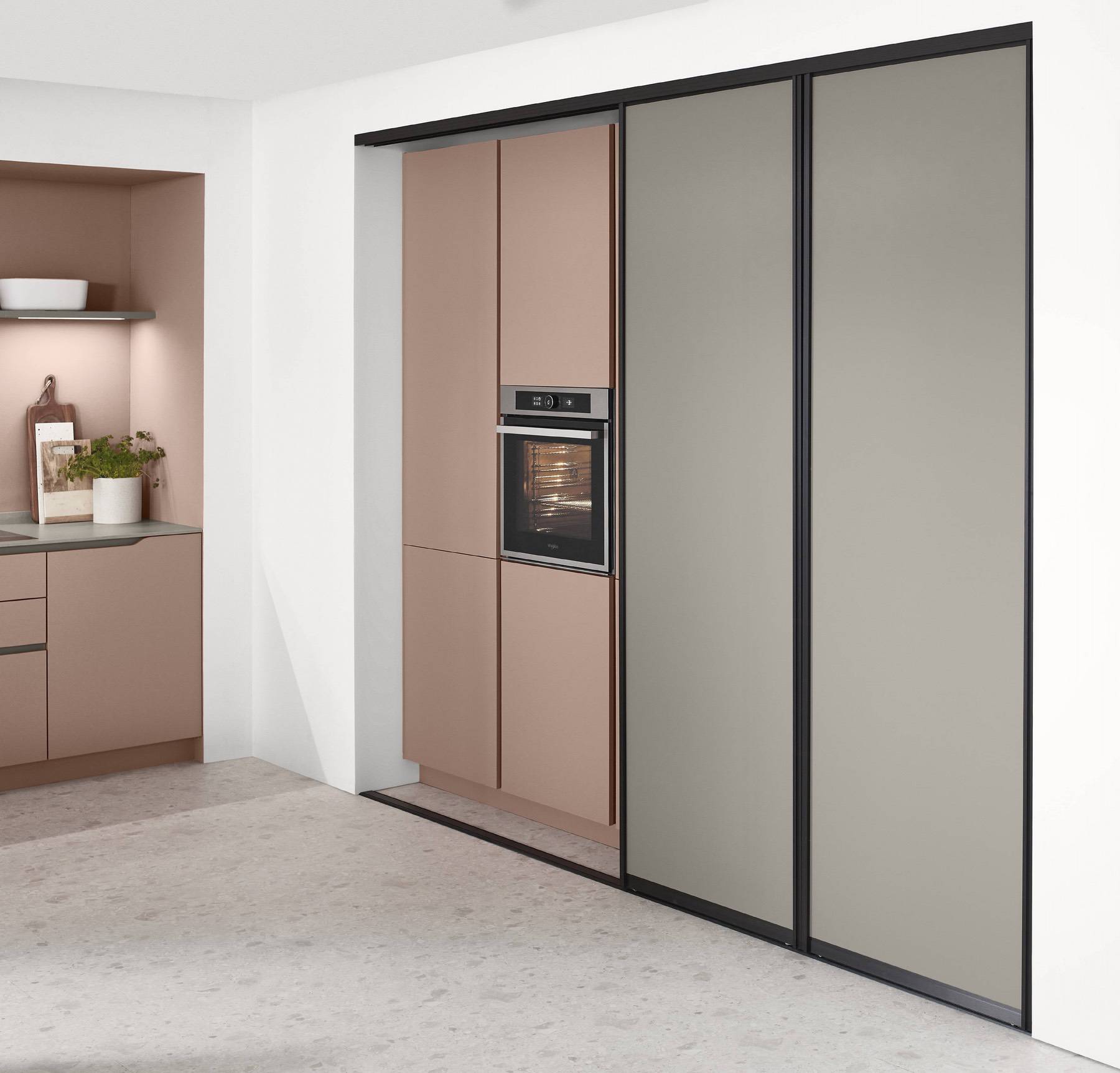 Nobilia Handleless Kitchen open plan living 2025 - My Kitchen Specialist