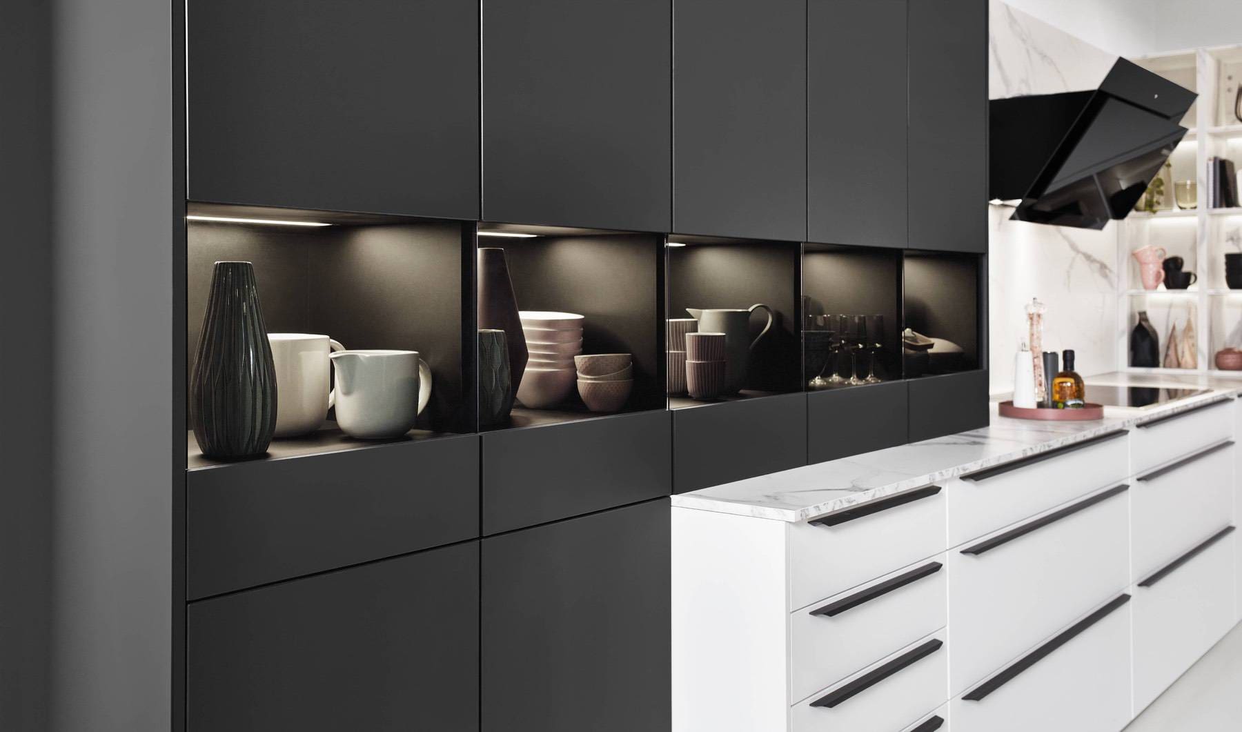 affordable luxury kitchens - Nobilia Feature Cabinets 1 | My Kitchen Specialist
